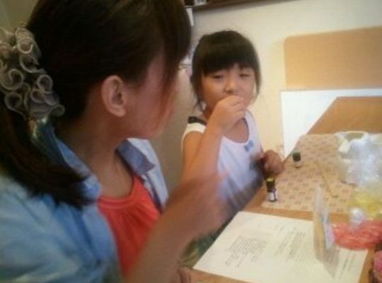 夏休みアロマ自由研究