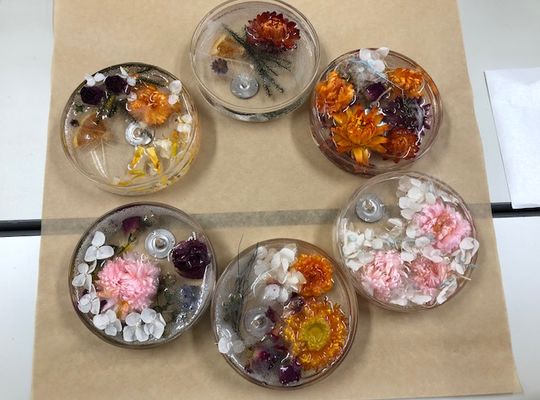 アロマジェルキャンドル作り